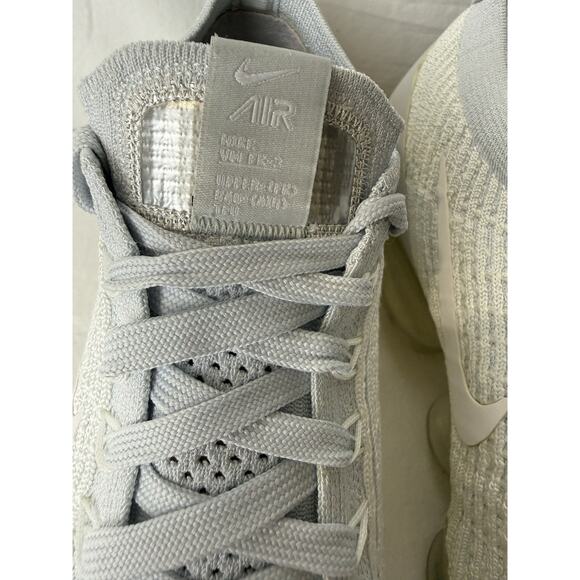 Nike Women’s Air VaporMax Flyknit 3 Gray Running Shoes Sneakers Size 8.5 - Picture 4 of 13